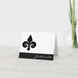 Tarjeta de notas Fleur De Lis