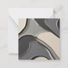 Tarjeta de notas multipropósito en un gráfico eleg