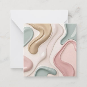 Tarjeta de notas multiusos con gráfico elegante