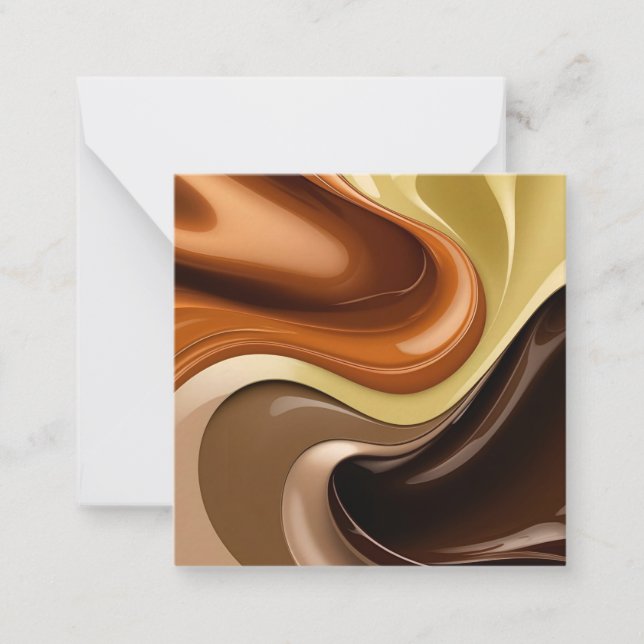 Tarjeta de notas multiusos con gráfico elegante (Anverso)