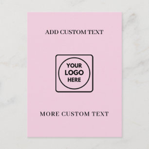 Tarjeta de notas promocionales Biz Pro con logotip