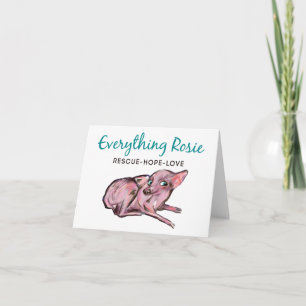 Tarjeta de notas Todo Rosie