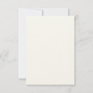 Tarjeta de notas y sobre de fieltro ecrú de 8,89 c