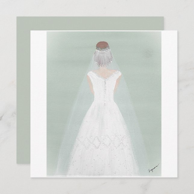 Tarjeta de novia (Anverso / Reverso)