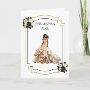 Tarjeta de novia a ser Boda
