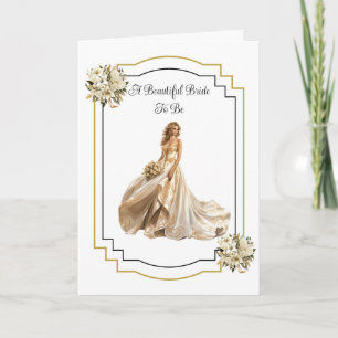 Tarjeta de novia a ser Boda