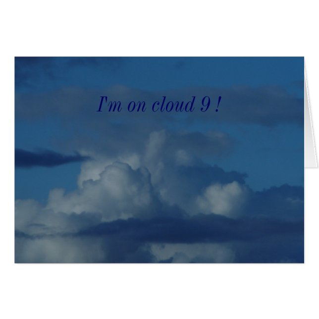 Tarjeta de nube 9 (Anverso (Horizontal))