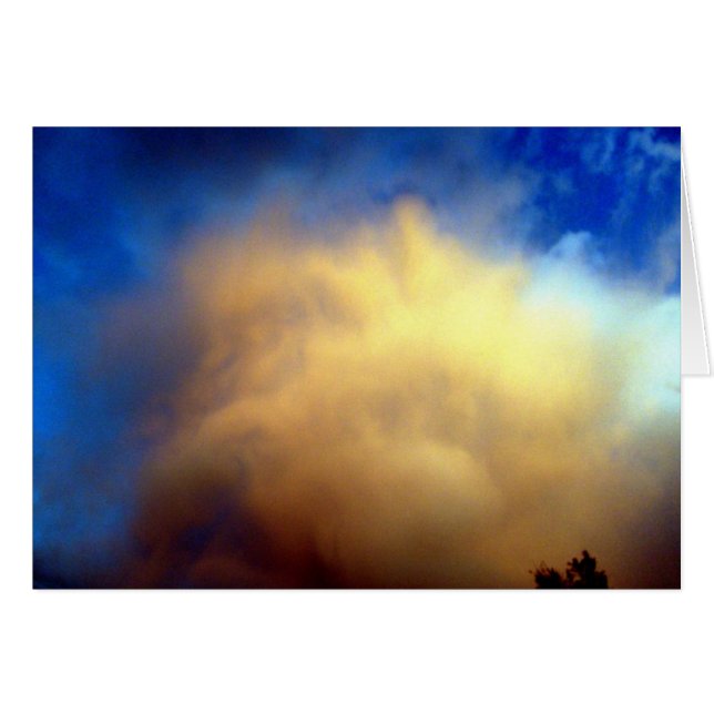 Tarjeta de nube dos (Anverso (Horizontal))