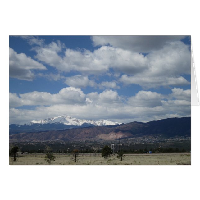 Tarjeta de nubes pico de pikes (Anverso (Horizontal))