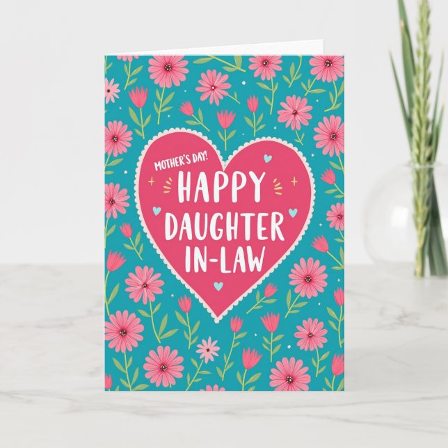 Tarjeta de Nuera Floral (Anverso)