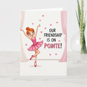 Tarjeta de Nuestra Amistad en Puntas