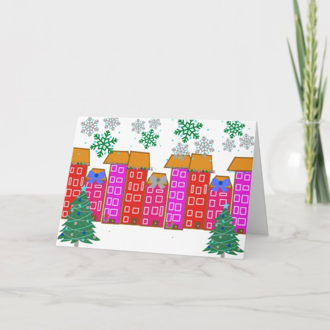 Tarjeta de nuestra casa a la tuya. Navidades inteligentes (Anverso)