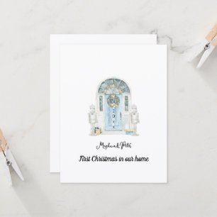 Tarjeta de nuestra primera Navidad en nuestro nuev