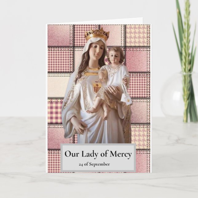 Tarjeta de Nuestra Señora de la Merced (Anverso)