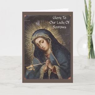 Tarjeta de Nuestra Señora de los Dolores
