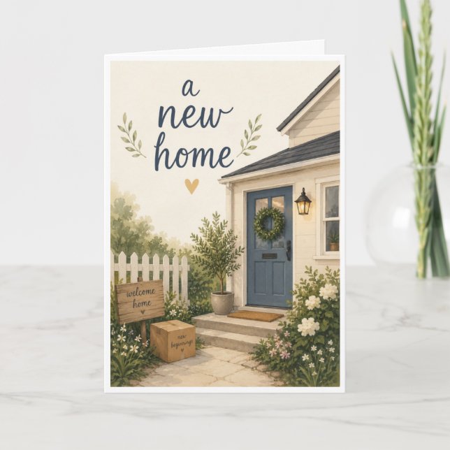 Tarjeta de nueva casa (Anverso)