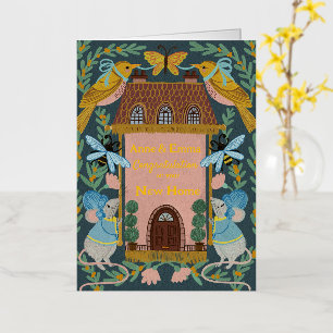 Tarjeta de Nueva Casa – Diseño Caprichoso Inspirad