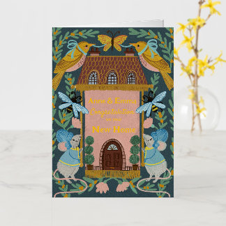Tarjeta de Nueva Casa – Diseño Caprichoso Inspirad