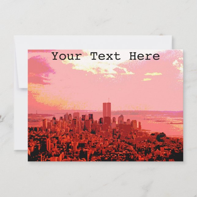 Tarjeta de Nueva York personalizable (Anverso)