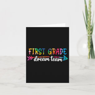 Tarjeta De Nuevo A La Escuela Primer Grado Dream Team Stud