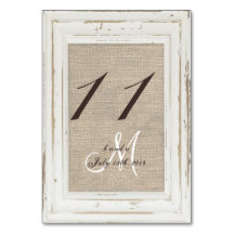 Tarjeta de número de cuadro y tabla de rúbrica bla