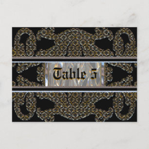 Tarjeta de número de marquesina