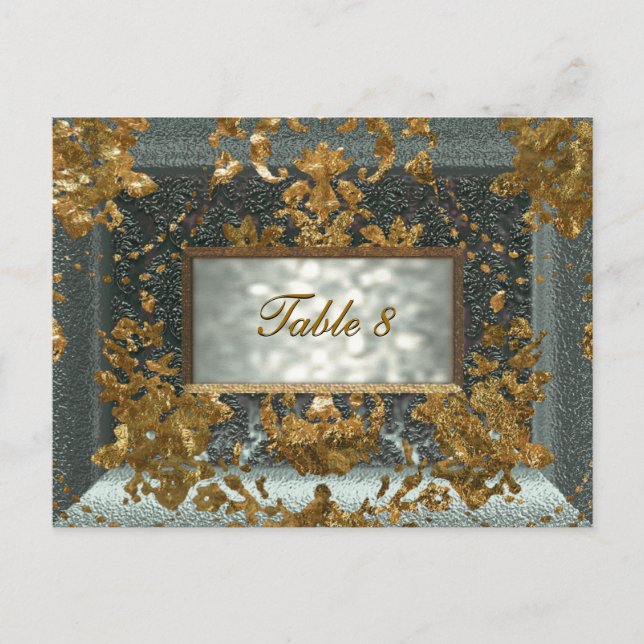 Tarjeta de número de mesa Beaumanoir Reed Victoria (Anverso)