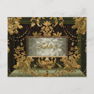 Tarjeta de número de mesa de Beaumanoir Mishka Vic