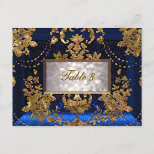 Tarjeta de número de mesa de Beaumanoir Saphire Vi