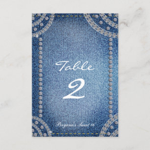 Tarjeta de número de mesa para fiesta de cumpleaño