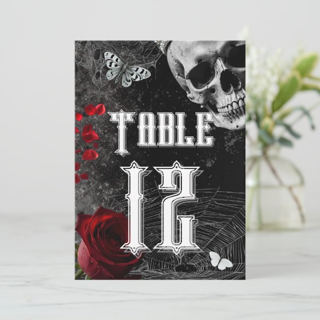 Tarjeta de número de tabla 5x7 que contiene Adelin (Anverso de pie)