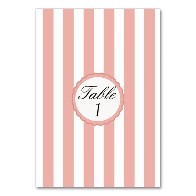 Tarjeta de número de tabla boda Tarjetas blancas r (Anverso)