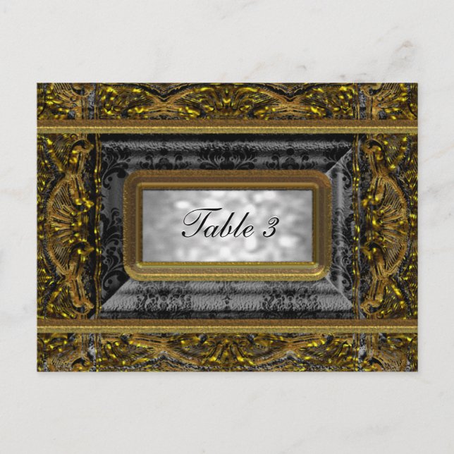 Tarjeta de número de tabla Crémieux (Anverso)