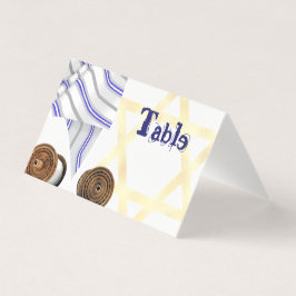 Tarjeta de número de tabla de Bat Mitzvah