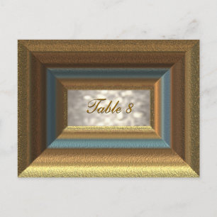 Tarjeta de número de tabla de Bellemare