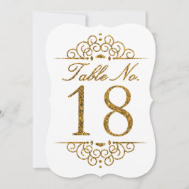 Tarjeta de número de tabla de Boda de efecto Purpu