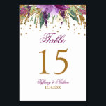 Tarjeta de número de tabla de color de agua espark<br><div class="desc">Colección de Bodas en la tienda Little Bayleigh! Hemos utilizado obras de arte de: www.createthecut.com</div>