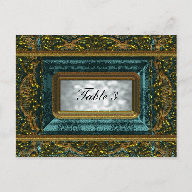 Tarjeta de número de tabla de juguete Crémieux (Anverso)