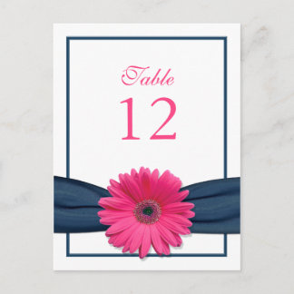 Tarjeta de número de tabla de la cinta de la marin