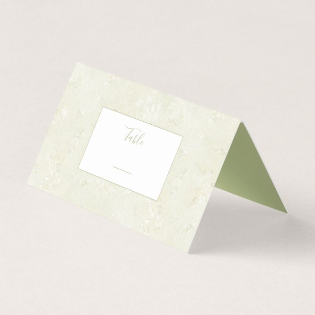 Tarjeta de número de tabla de piedra granítica (Anverso)