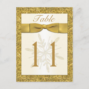 Tarjeta de número de tabla de Snowflake para Purpu