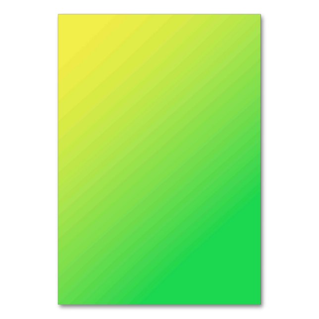 Tarjeta de número de tabla estadounidense de color (Anverso)