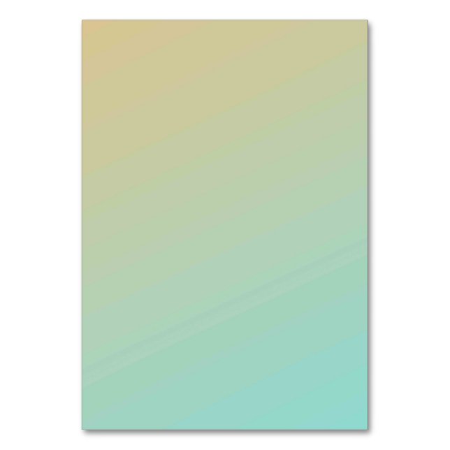 Tarjeta de número de tabla estadounidense de color (Anverso)