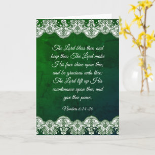 Tarjeta de números 6:24-26