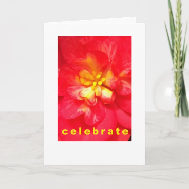 Tarjeta de ocasión de celebración (Anverso)