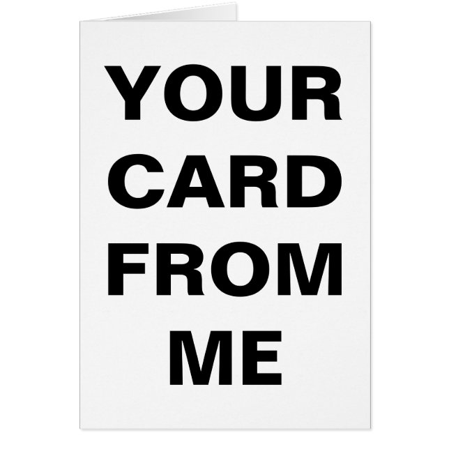 Tarjeta de ocasión especial genérica (Frente)