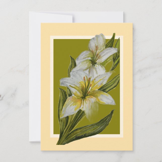 Tarjeta de oferta de masa de descanso eterno (Anverso)