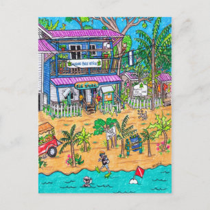 Tarjeta de oficina del parque marino