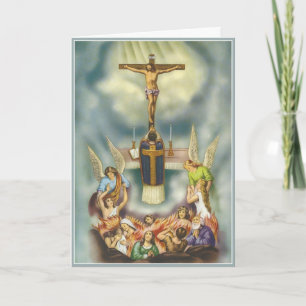 Tarjeta de Ofrenda de Misa Católica