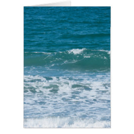 Tarjeta de olas oceánicas